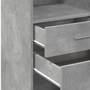 Highboard Betongrau 45x124 cm