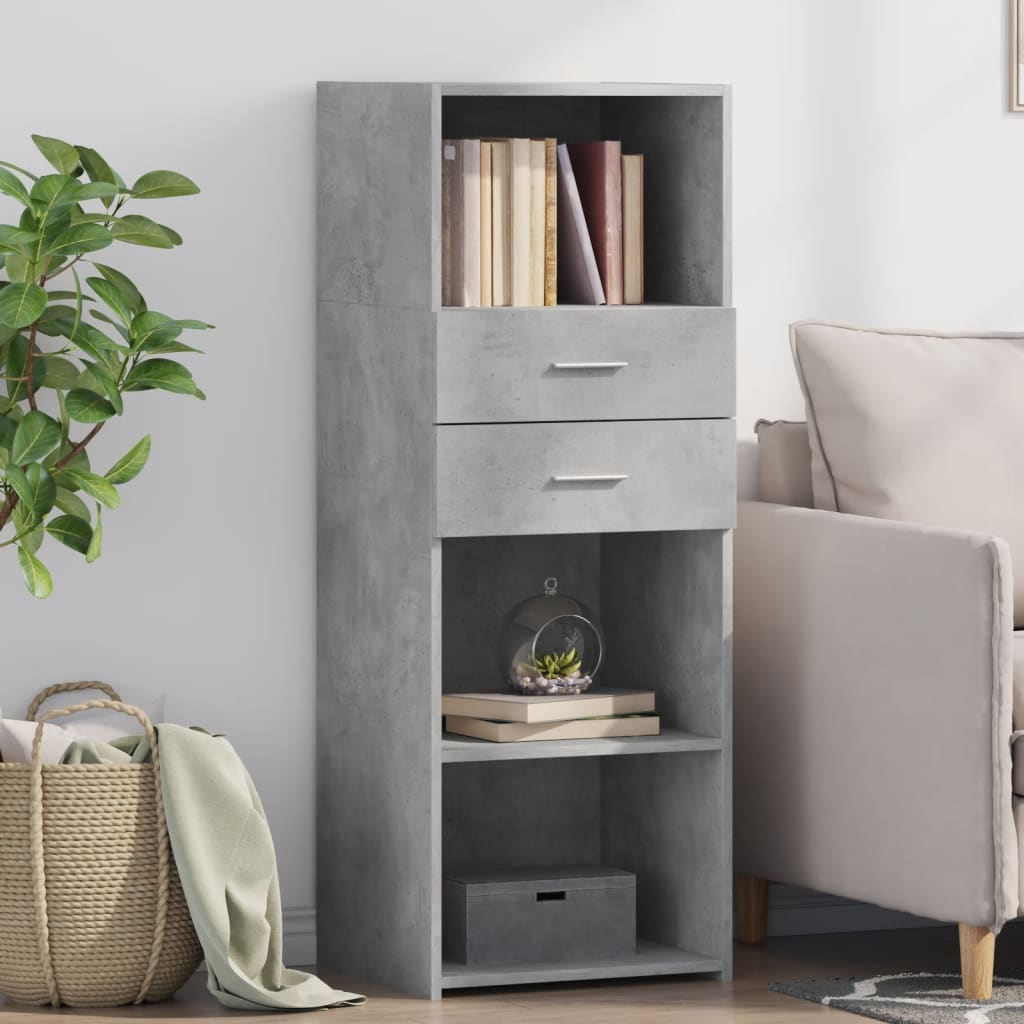 Highboard Betongrau 45x124 cm
