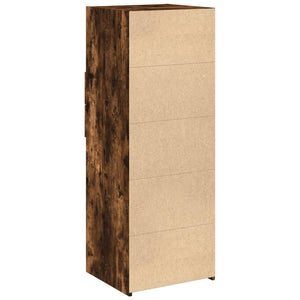 Highboard Räuchereiche 45x42,5x124 cm
