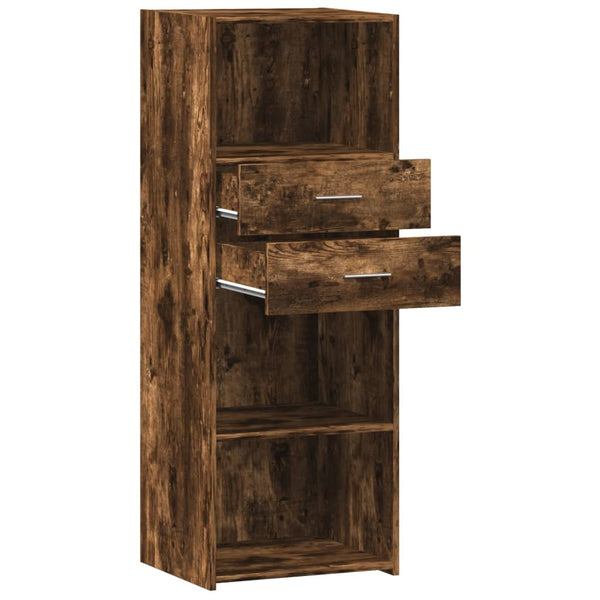 Highboard Räuchereiche 45x42,5x124 cm