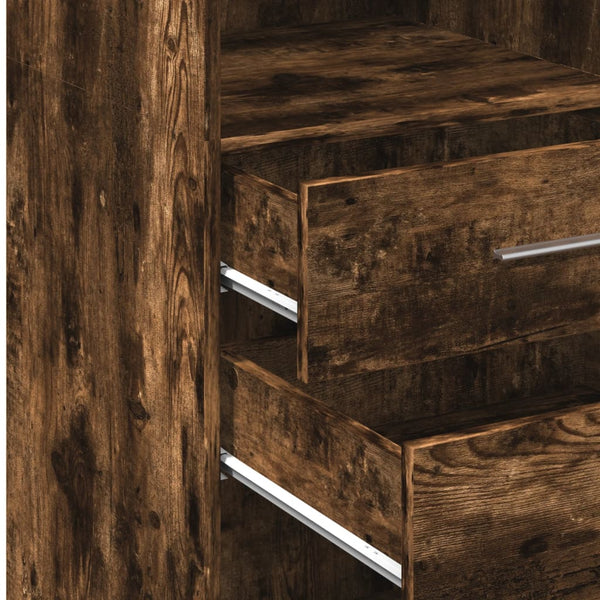 Highboard Räuchereiche 45x42,5x124 cm