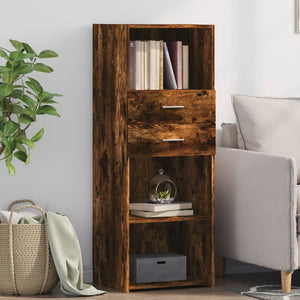 Highboard Räuchereiche 45x42,5x124 cm