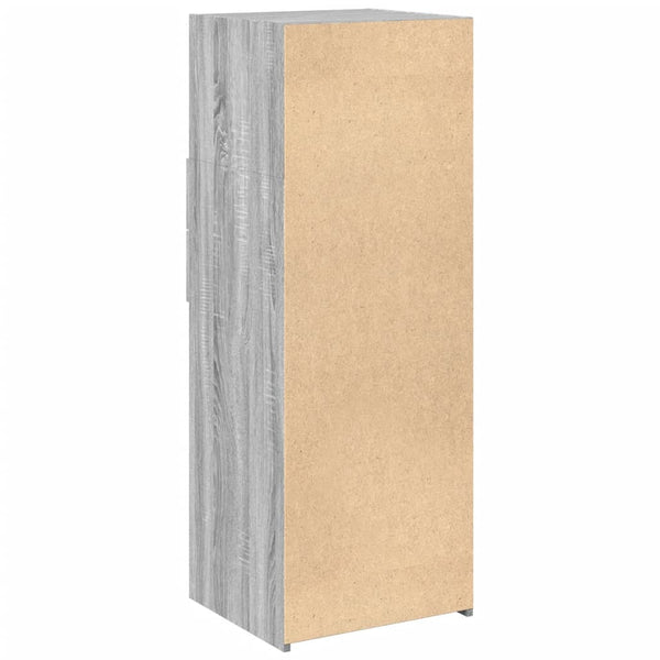 Graues Highboard Sonoma, 45x42,5x124 cm