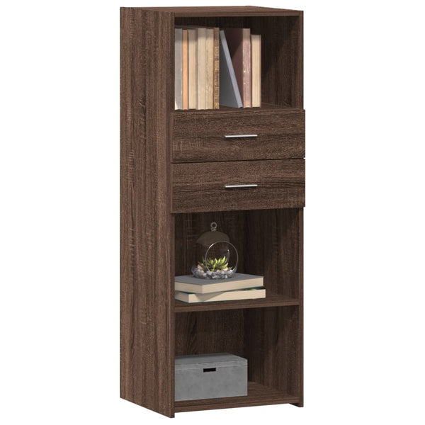 Highboard Braun Eichen-Optik 124 cm