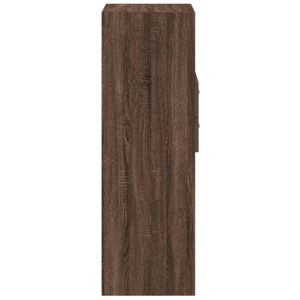 Highboard Braun Eichen-Optik 124 cm