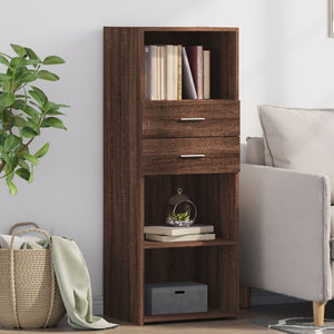 Highboard Braun Eichen-Optik 124 cm