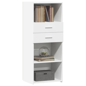 Weißes Highboard 50x42,5x124 cm