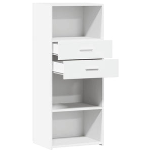Weißes Highboard 50x42,5x124 cm