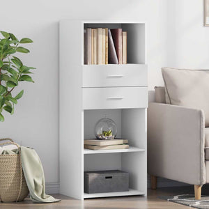 Weißes Highboard 50x42,5x124 cm