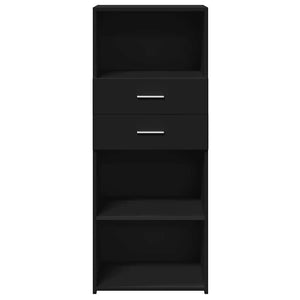 Schwarzes Highboard 50x42,5x124cm