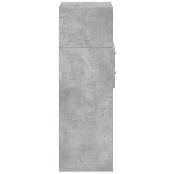 Highboard Betongrau 50x42,5x124 cm