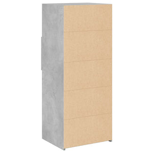 Highboard Betongrau 50x42,5x124 cm