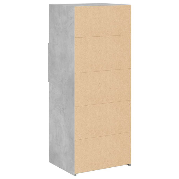 Highboard Betongrau 50x42,5x124 cm