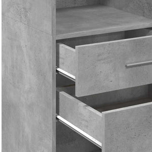 Highboard Betongrau 50x42,5x124 cm