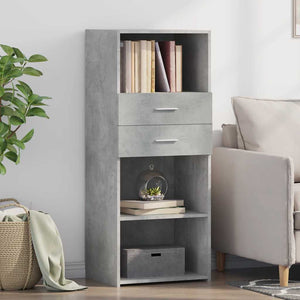 Highboard Betongrau 50x42,5x124 cm