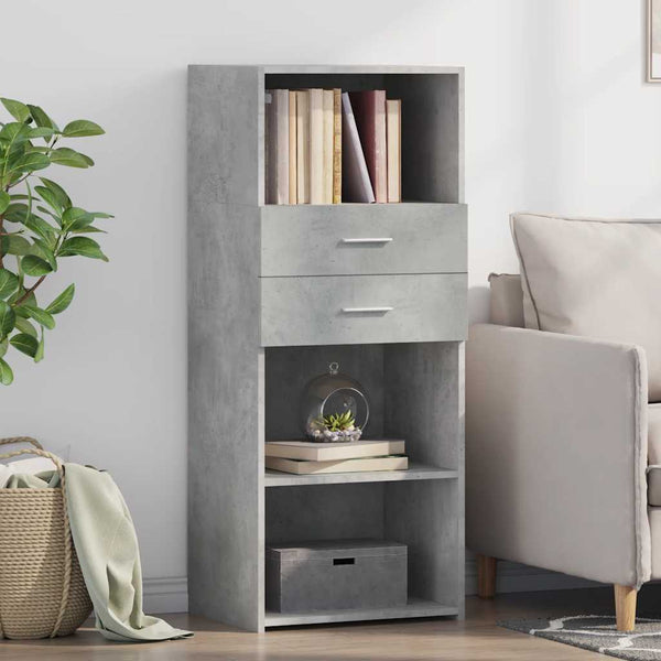 Highboard Betongrau 50x42,5x124 cm