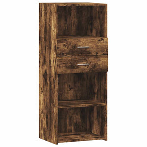 Highboard Räuchereiche 50x42,5x124 cm