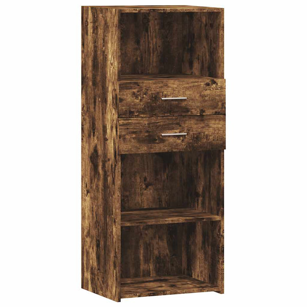Highboard Räuchereiche 50x42,5x124 cm