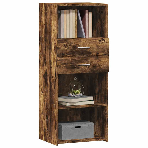 Highboard Räuchereiche 50x42,5x124 cm