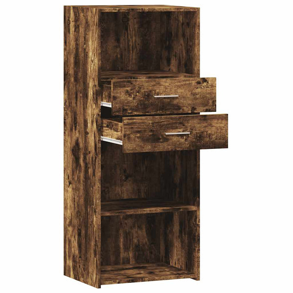 Highboard Räuchereiche 50x42,5x124 cm