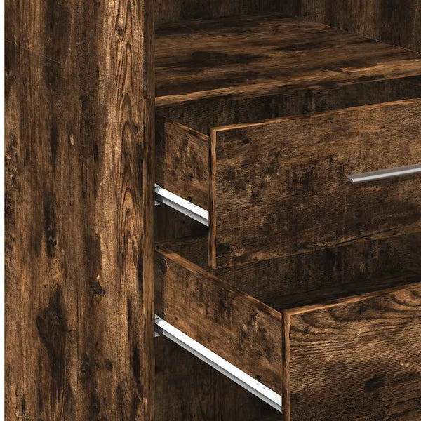 Highboard Räuchereiche 50x42,5x124 cm