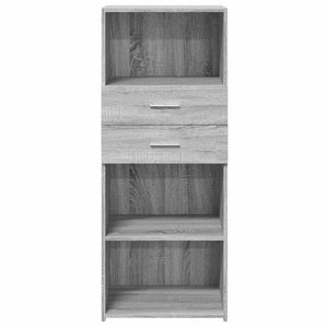 Highboard Grau Sonoma 50x124 cm