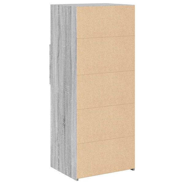Highboard Grau Sonoma 50x124 cm
