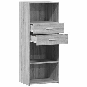 Highboard Grau Sonoma 50x124 cm