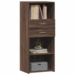 Highboard Braun Eichenoptik 50x42,5x124 cm