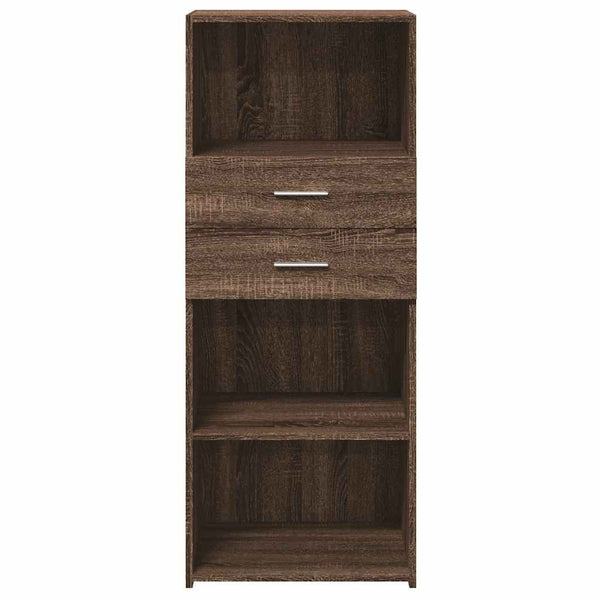Highboard Braun Eichenoptik 50x42,5x124 cm