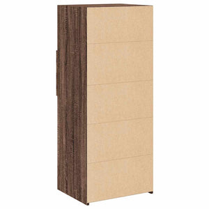 Highboard Braun Eichenoptik 50x42,5x124 cm