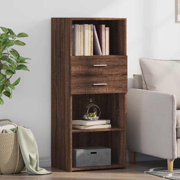 Highboard Braun Eichenoptik 50x42,5x124 cm