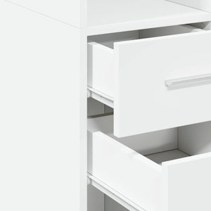 Highboard Weiß 30x42,5x185 cm