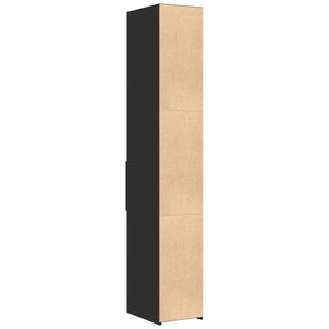 Schwarzes Highboard 30x42,5x185 cm