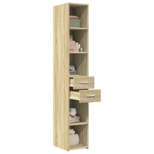 Highboard Sonoma Eiche 30x42,5x185 cm