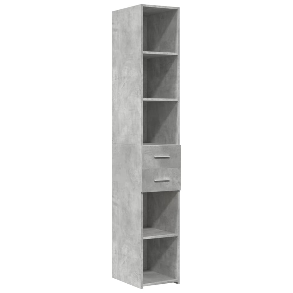 Highboard Betongrau 30x42,5x185 cm