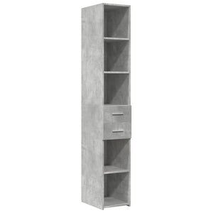 Highboard Betongrau 30x42,5x185 cm