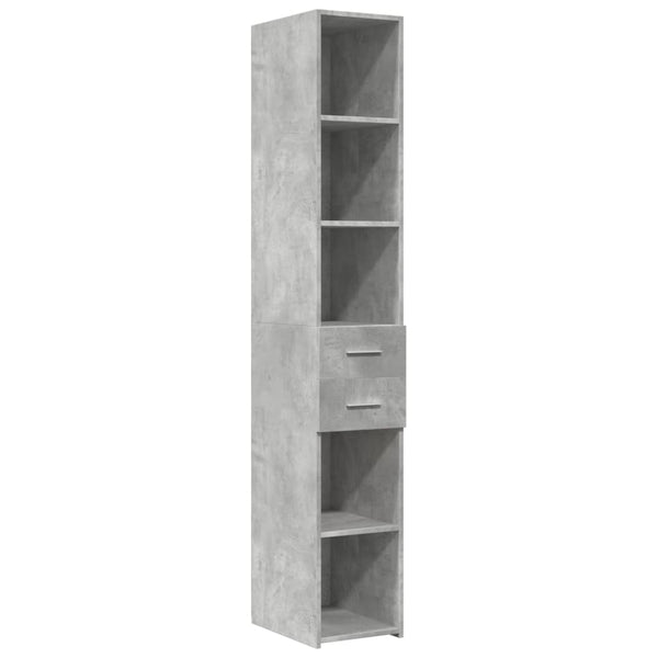 Highboard Betongrau 30x42,5x185 cm