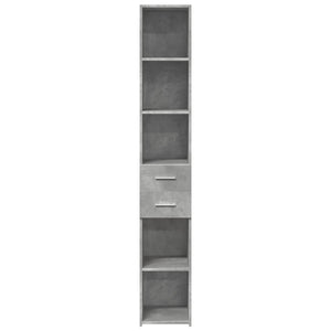 Highboard Betongrau 30x42,5x185 cm