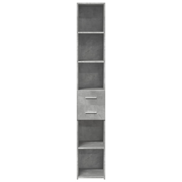 Highboard Betongrau 30x42,5x185 cm