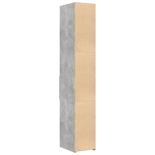 Highboard Betongrau 30x42,5x185 cm