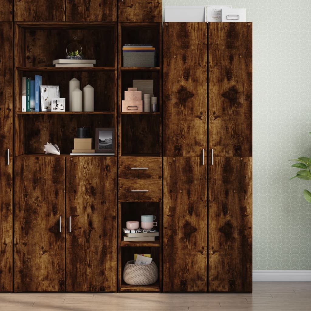 Highboard Räuchereiche 30x42,5x185 cm