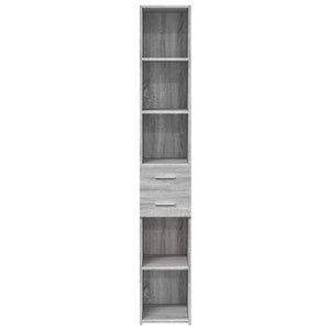 Highboard Grau Sonoma 30x42,5x185 cm