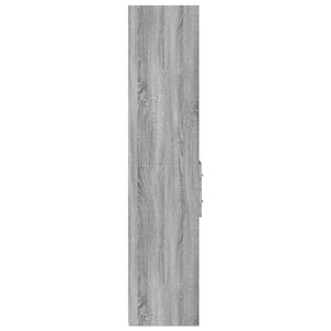 Highboard Grau Sonoma 30x42,5x185 cm