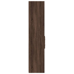 Highboard Braun Eichenoptik, 185 cm hoch