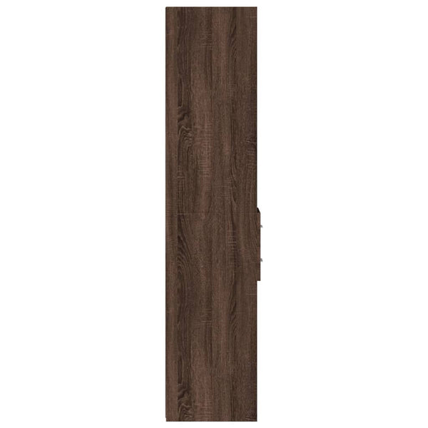 Highboard Braun Eichenoptik, 185 cm hoch