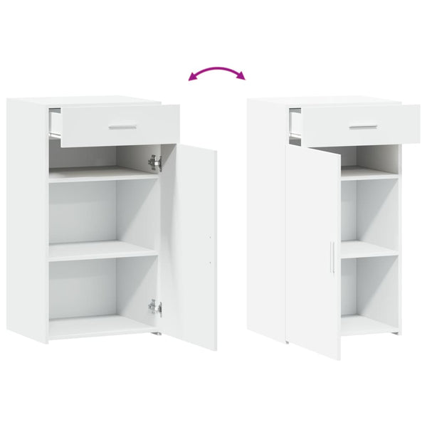 Weißes Sideboard 50x42,5x93 cm