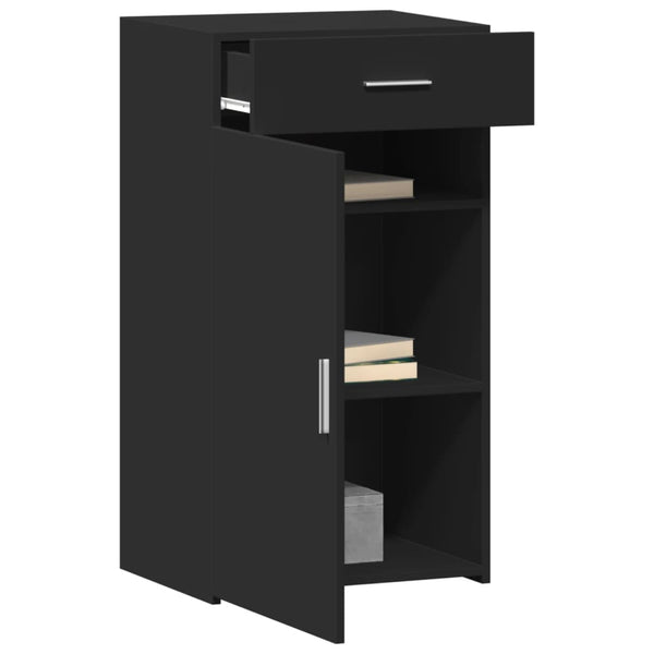 Schwarzes Sideboard 50x42,5x93 cm