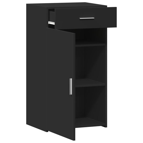 Schwarzes Sideboard 50x42,5x93 cm