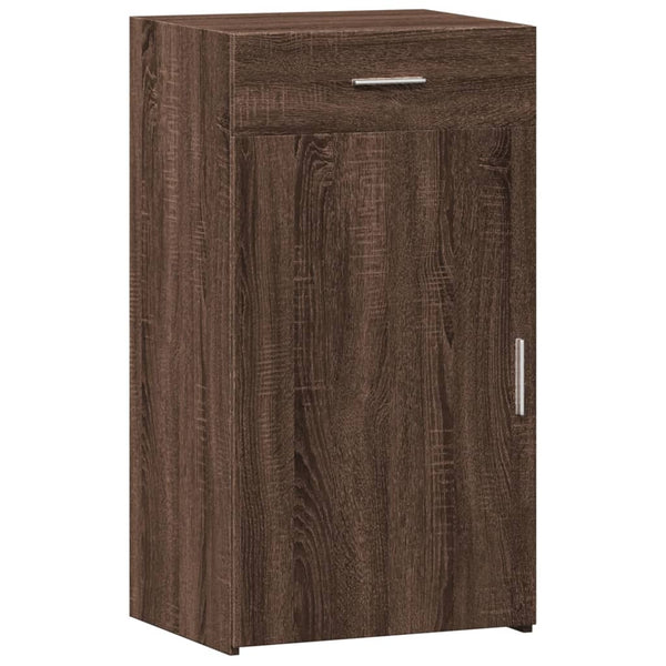 vidaXL Commode marron aspect chêne 50x42,5x93 cm bois d'ingénierie